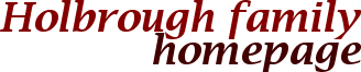 Holbrough family homepage